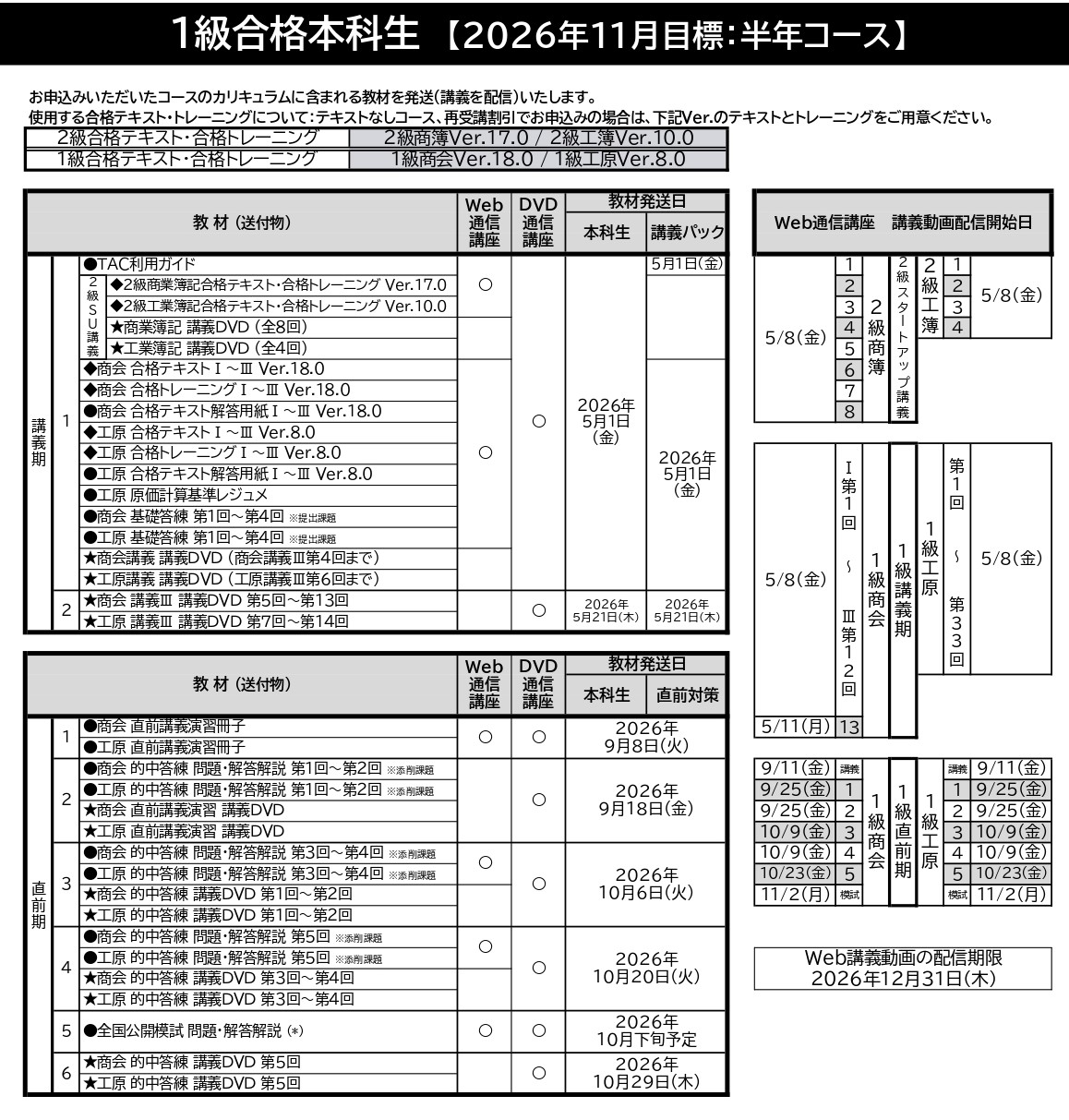 講義日程