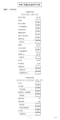 財務本試験2 財務本試験2