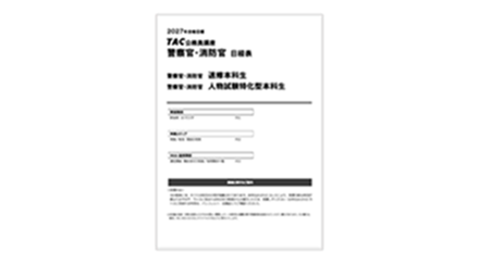 速修本科生・人物試験特化本科生本科生