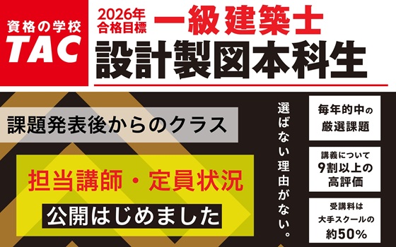 一級設計製図　定員状況