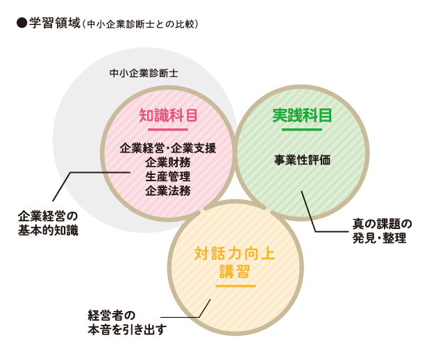 企業経営アドバイザー 学習領域