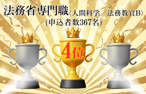 法務省専門職（人間科学）上位合格
