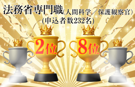 法務省専門職（人間科学）上位合格