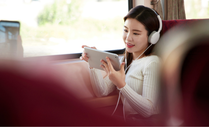 移動中も学習できる