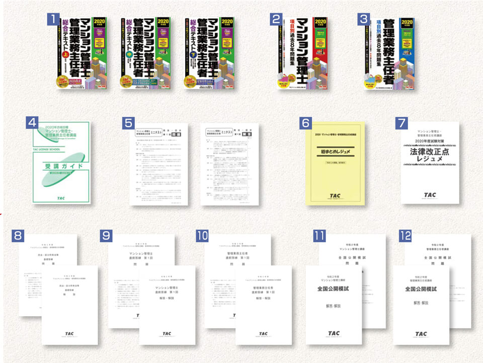 マンション管理士 管理業務主任者 オリジナル教材 資格の学校tac タック